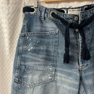 Free People Barrel Jeans